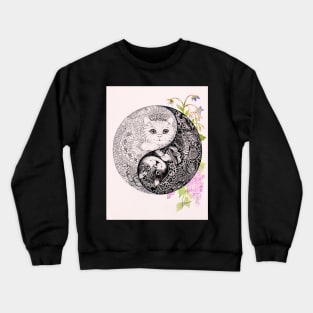 Yin Yang cats Crewneck Sweatshirt